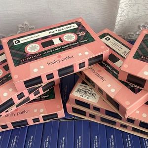 Hanky Panky original rise mixed tape thong 1990’s plaid tribute limited edition